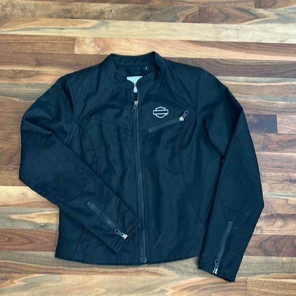 Harley Davidson Bling Nylon Riding Jacket - Picture 2 of 4